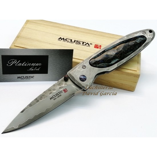 Mcusta Soukou Platinum Label Acero Inoxidable /Corian MCPV-002 Edición Limitada 50 Piezas Mcusta Soukou Platinum Label Acero Inoxidable /Corian MCPV-002 Edición Limitada 50 Piezas