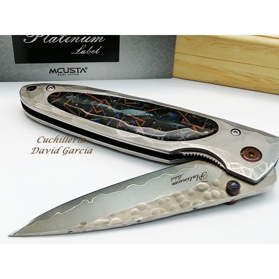 Mcusta Soukou Platinum Label Acero Inoxidable /Corian MCPV-002 Edición Limitada 50 Piezas Mcusta Soukou Platinum Label Acero Inoxidable /Corian MCPV-002 Edición Limitada 50 Piezas