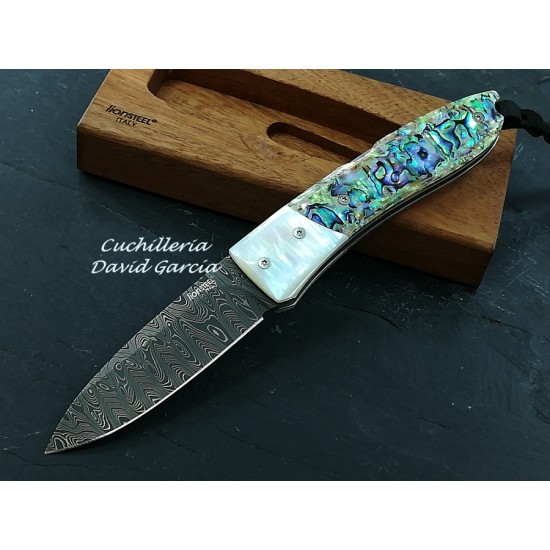 Lionsteel Opera Damasco 8800DMOP Madreperla Abalone