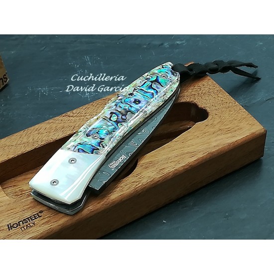 Lionsteel Opera Damasco 8800DMOP Madreperla Abalone Lionsteel Opera Damasco 8800DMOP Madreperla Abalone