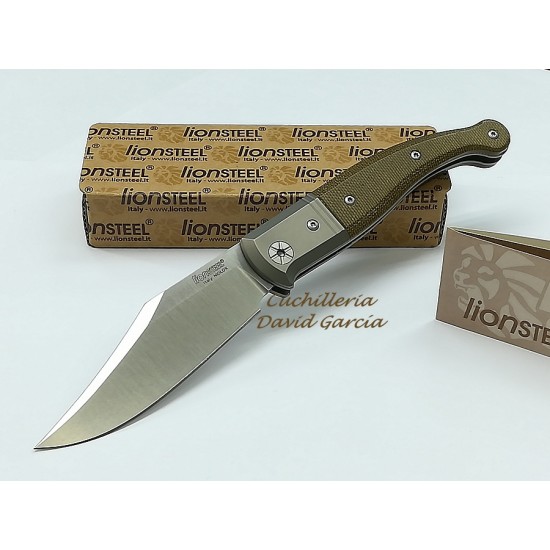 Lionsteel Gitano GT01CVG Canvas Micarta Verde