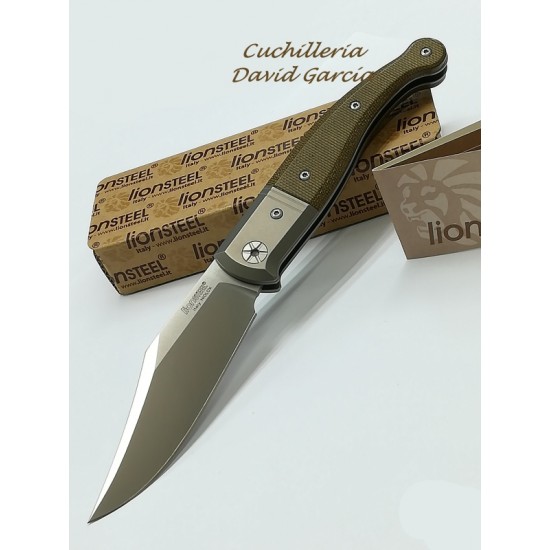 Lionsteel Gitano GT01CVG Canvas Micarta Verde