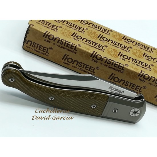 Lionsteel Gitano GT01CVG Canvas Micarta Verde