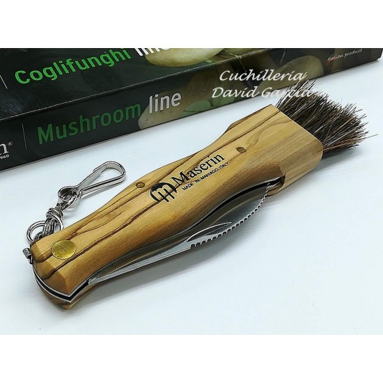 Maserin 800/OL Navaja para Setas Madera de Olivo Maserin 800/OL Navaja para Setas Madera de Olivo
