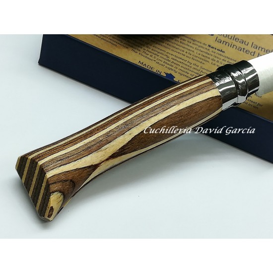 Opinel Nº8 Abedul Laminado Marron 002388 Opinel Nº8 Abedul Laminado Marron 002388