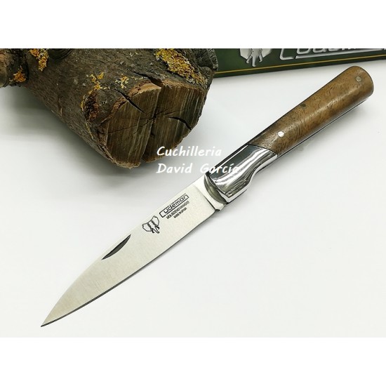 NAVAJA CUDEMAN 408L HOJA 9 CM MADERA OLIVO, KNIVE COUTEAU MESSER COLTELLO