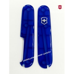 Victorinox Recambio Cachas Superior e Inferior Azul Traslucida  91 mm