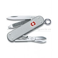 Victorinox V.06221.26 Classic Alox Aluminio Estriado 5 usos