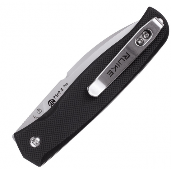 Ruike P662-B G10 Negro Acero 14C28N Ruike P662-B G10 Negro Acero 14C28N