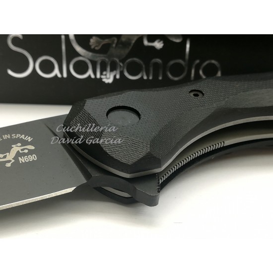 Salamandra Temis G10  Acero Böhler N690  y PVD